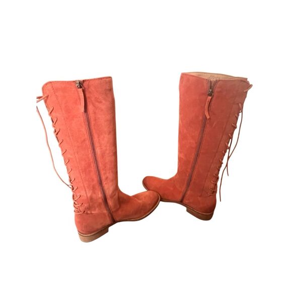 Sofft Sharnell II waterproof suede knee-high boot in russet brown sz 11 - Picture 2 of 8